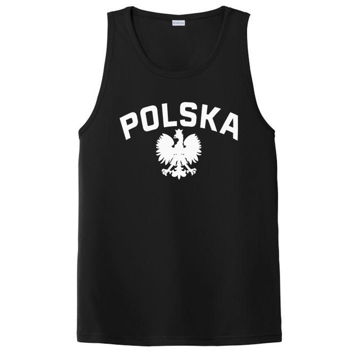 Polska Polish Eagle Poland Polish Ancestry Dyngus Day PosiCharge Competitor Tank