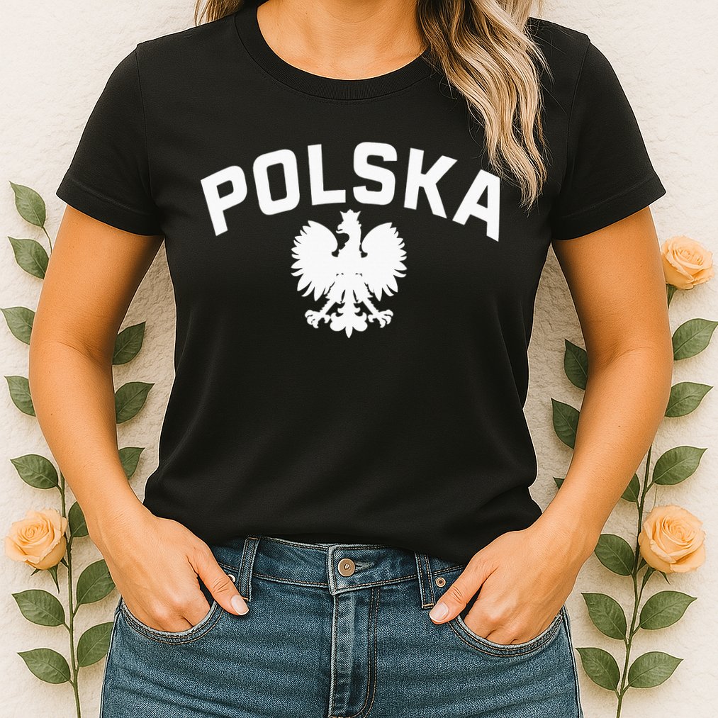 Polska Polish Eagle Poland Polish Ancestry Dyngus Day Womens T-Shirt