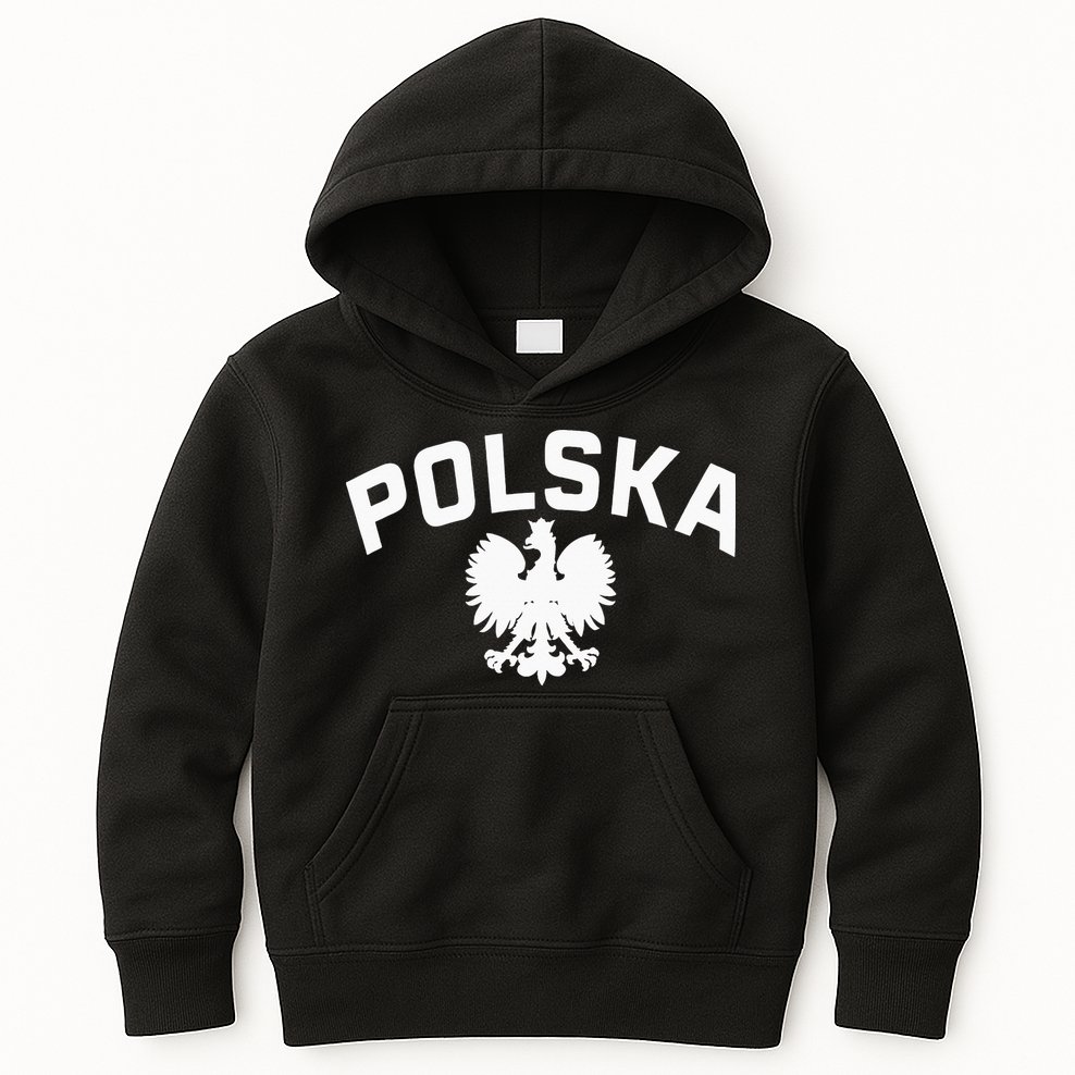 Polska Polish Eagle Poland Polish Ancestry Dyngus Day Kids Hoodie
