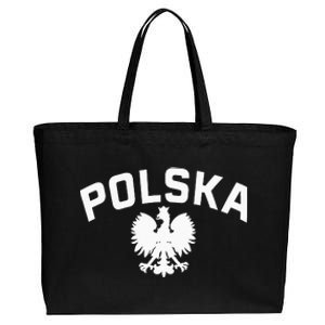 Polska Polish Eagle Poland Polish Ancestry Dyngus Day Cotton Canvas Jumbo Tote