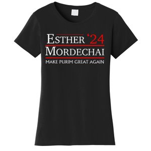 Purim Presidential Election Vote Queen Esther Mordechai 2024 Women's T-Shirt