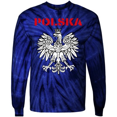 Polska Poland Eagle Poland Heritage Polish Pride Roots Tie-Dye Long Sleeve Shirt