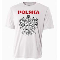 Polska Poland Eagle Poland Heritage Polish Pride Roots Cooling Performance Crew T-Shirt