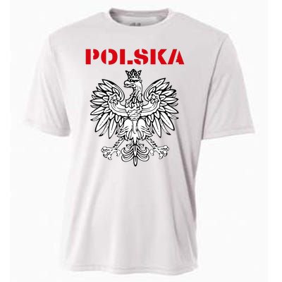 Polska Poland Eagle Poland Heritage Polish Pride Roots Cooling Performance Crew T-Shirt