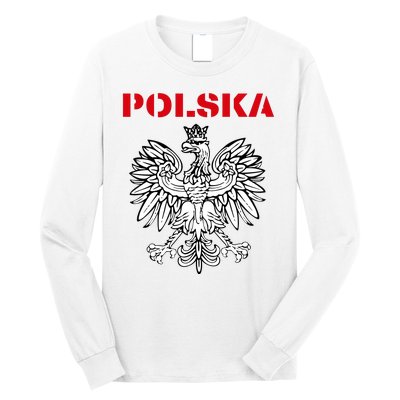 Polska Poland Eagle Poland Heritage Polish Pride Roots Long Sleeve Shirt