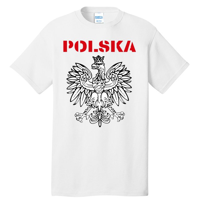 Polska Poland Eagle Poland Heritage Polish Pride Roots Tall T-Shirt