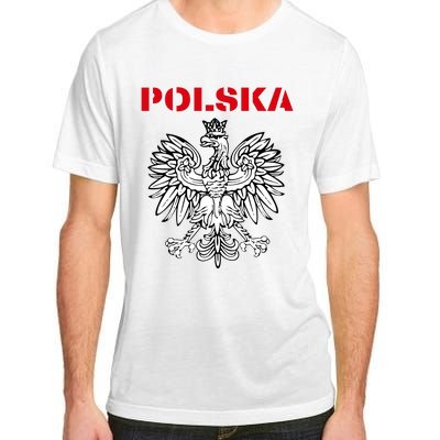 Polska Poland Eagle Poland Heritage Polish Pride Roots Adult ChromaSoft Performance T-Shirt