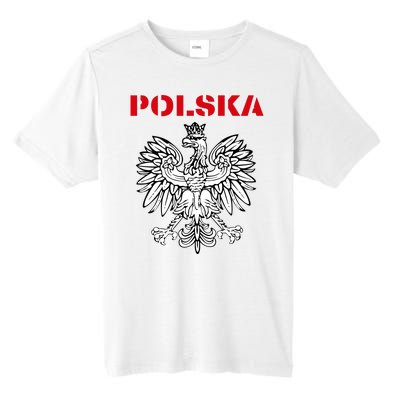 Polska Poland Eagle Poland Heritage Polish Pride Roots Tall Fusion ChromaSoft Performance T-Shirt