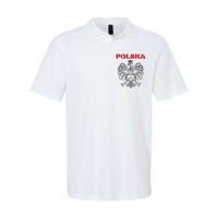 Polska Poland Eagle Poland Heritage Polish Pride Roots Softstyle Adult Sport Polo