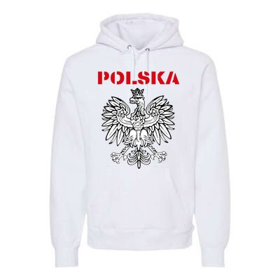 Polska Poland Eagle Poland Heritage Polish Pride Roots Premium Hoodie