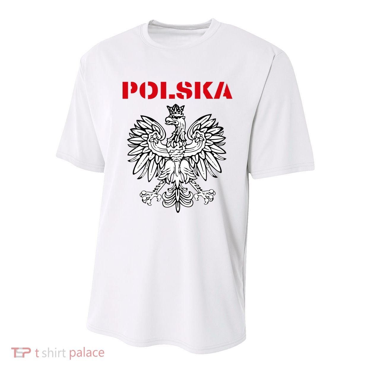 Polska Poland Eagle Poland Heritage Polish Pride Roots Youth Performance Sprint T-Shirt