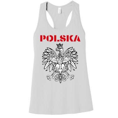 Polska Poland Eagle Poland Heritage Polish Pride Roots Women's Racerback Tank