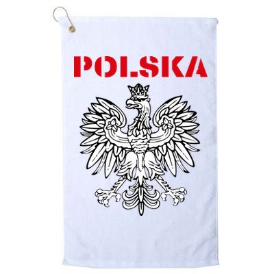 Polska Poland Eagle Poland Heritage Polish Pride Roots Golf Towel