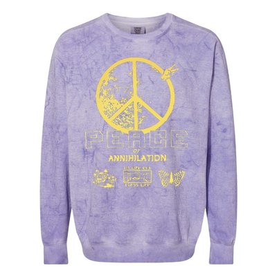 Peace Colorblast Crewneck Sweatshirt