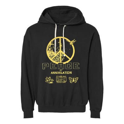 Peace Garment-Dyed Fleece Hoodie