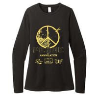 Peace Womens CVC Long Sleeve Shirt