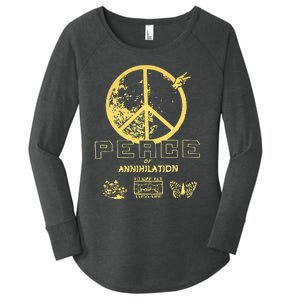 Peace Women's Perfect Tri Tunic Long Sleeve Shirt