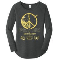 Peace Women's Perfect Tri Tunic Long Sleeve Shirt