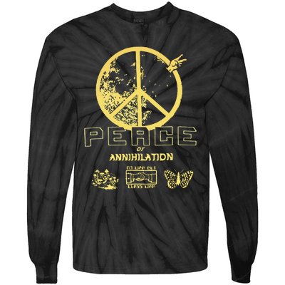 Peace Tie-Dye Long Sleeve Shirt