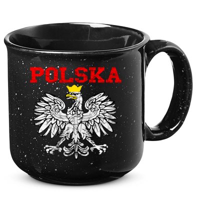 Polska Polish Eagle Poland Flag Polish Pride Polska Poland Gift 15oz Campfire Ceramic Mug