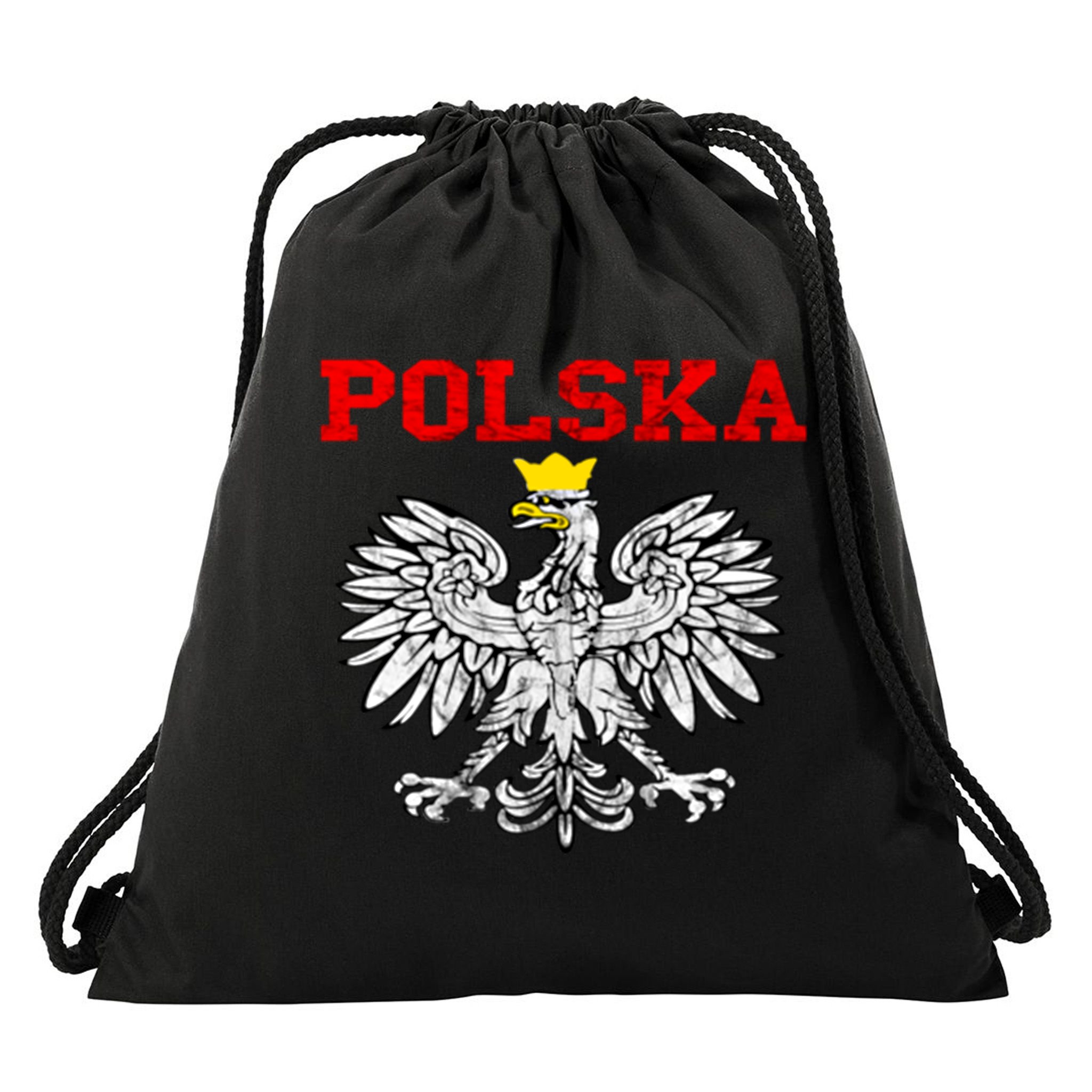 Polska Polish Eagle Poland Flag Polish Pride Polska Poland Gift Drawstring Bag