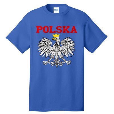 Polska Polish Eagle Poland Flag Polish Pride Polska Poland Gift Tall T-Shirt