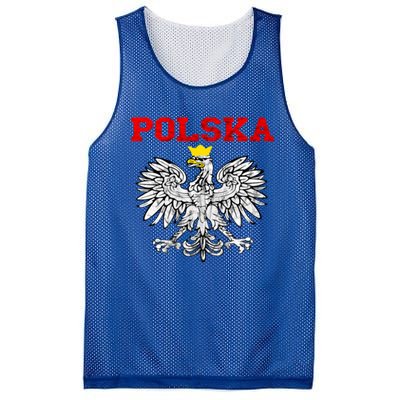 Polska Polish Eagle Poland Flag Polish Pride Polska Poland Gift Mesh Reversible Basketball Jersey Tank