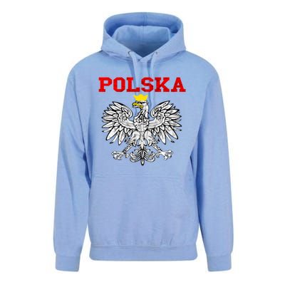 Polska Polish Eagle Poland Flag Polish Pride Polska Poland Gift Unisex Surf Hoodie