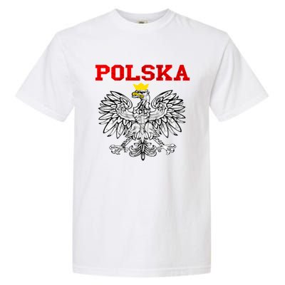 Polska Polish Eagle Poland Flag Polish Pride Polska Poland Gift Garment-Dyed Heavyweight T-Shirt