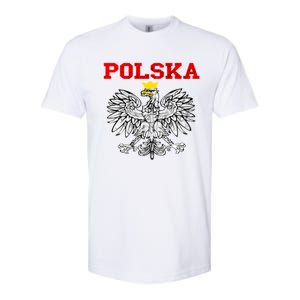 Polska Polish Eagle Poland Flag Polish Pride Polska Poland Gift Softstyle CVC T-Shirt