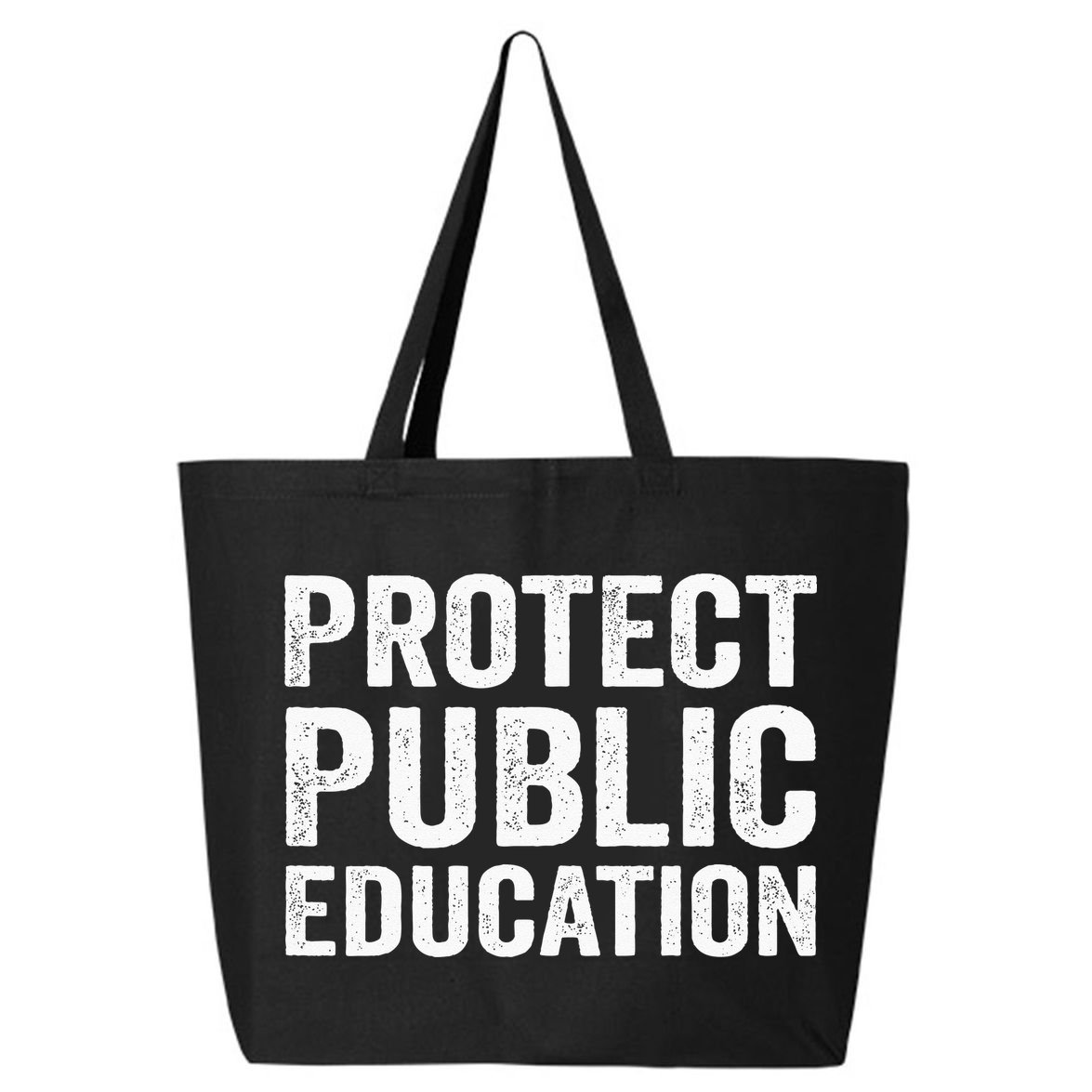 Protect Public Education Public Teacher School 25L Jumbo Tote