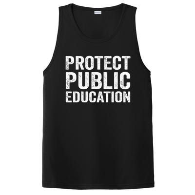 Protect Public Education Public Teacher School PosiCharge Competitor Tank