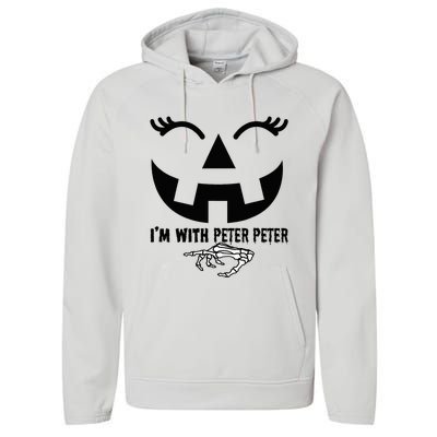 Peter Pumpkin Eater Wife Halloween Couple Costume  Performance Fleece Hoodie