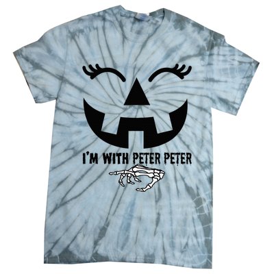 Peter Pumpkin Eater Wife Halloween Couple Costume  Tie-Dye T-Shirt