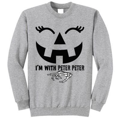 Peter Pumpkin Eater Wife Halloween Couple Costume  Tall Sweatshirt