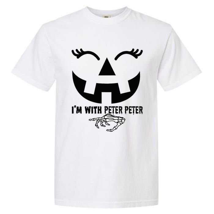 Peter Pumpkin Eater Wife Halloween Couple Costume  Garment-Dyed Heavyweight T-Shirt