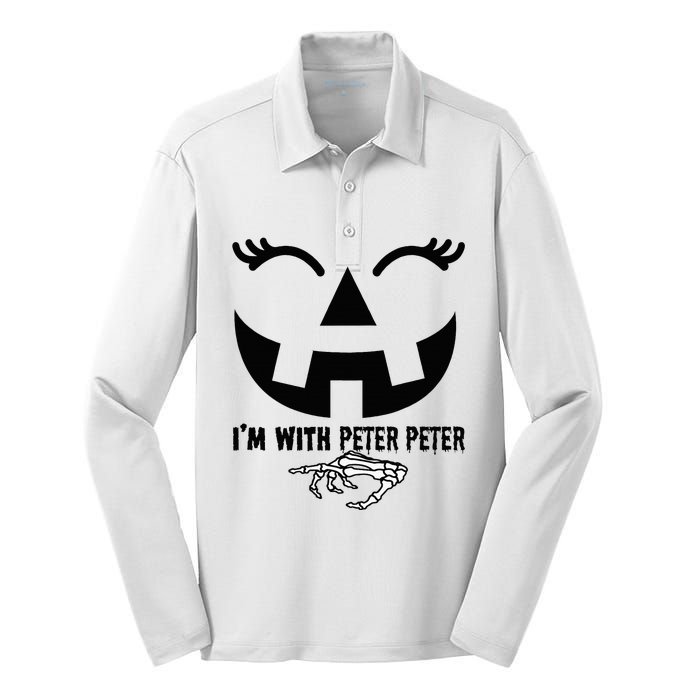 Peter Pumpkin Eater Wife Halloween Couple Costume  Silk Touch Performance Long Sleeve Polo