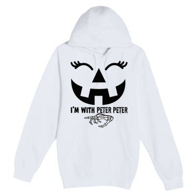 Peter Pumpkin Eater Wife Halloween Couple Costume  Premium Pullover Hoodie