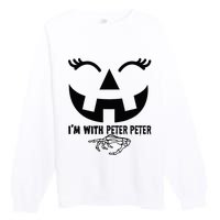 Peter Pumpkin Eater Wife Halloween Couple Costume  Premium Crewneck Sweatshirt