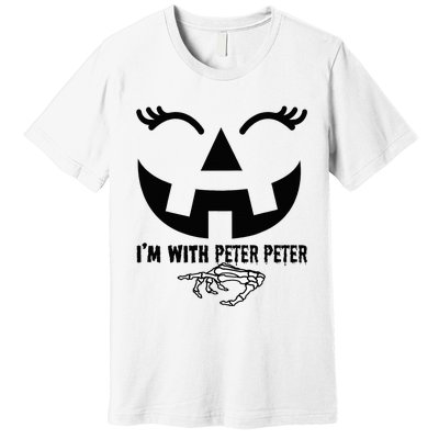 Peter Pumpkin Eater Wife Halloween Couple Costume  Premium T-Shirt