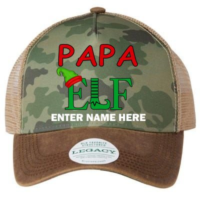 Personalize Papa Elf Custom Family Matching Christmas Legacy Tie Dye Trucker Hat