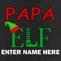 Personalize Papa Elf Custom Family Matching Christmas Cool Comfort Performance Bucket Hat