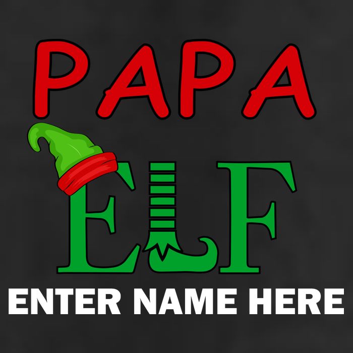 Personalize Papa Elf Custom Family Matching Christmas Cool Comfort Performance Bucket Hat