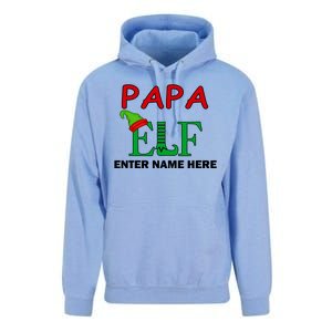 Personalize Papa Elf Custom Family Matching Christmas Unisex Surf Hoodie