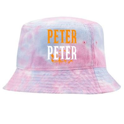 Peter Pumpkin Eater Costume Halloween Splash Tie-Dyed Bucket Hat