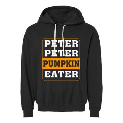 Peter Pumpkin Eater Halloween Costume Couple Garment-Dyed Fleece Hoodie