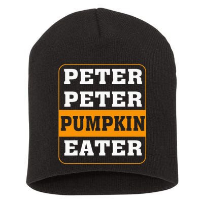 Peter Pumpkin Eater Halloween Costume Couple Short Acrylic Beanie