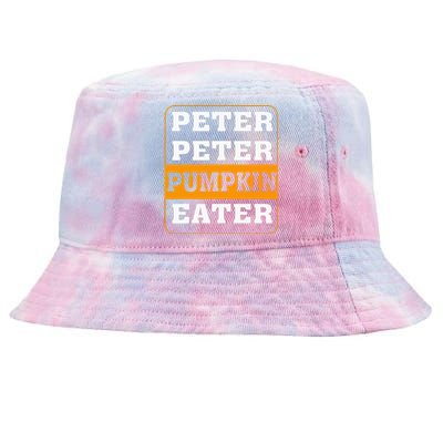 Peter Pumpkin Eater Halloween Costume Couple Tie-Dyed Bucket Hat