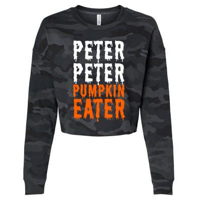 Peter Pumpkin Eater Halloween Costume Couple Great Gift Cropped Pullover Crew