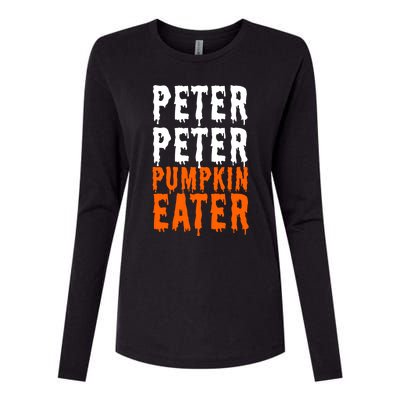 Peter Pumpkin Eater Halloween Costume Couple Great Gift Womens Cotton Relaxed Long Sleeve T-Shirt